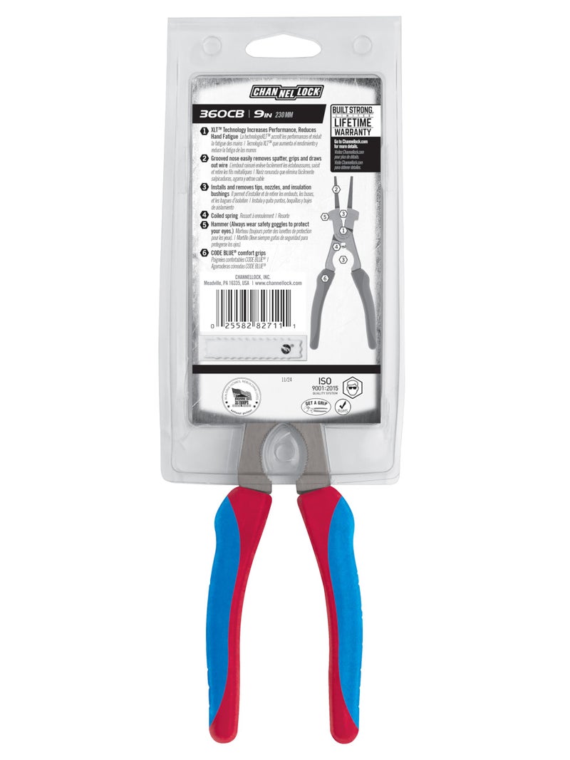 Channellock Welding Pliers, 9 In., Blue (360CB) - Image 4